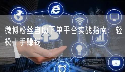 微博粉丝自助下单平台实战指南：轻松上手赚钱