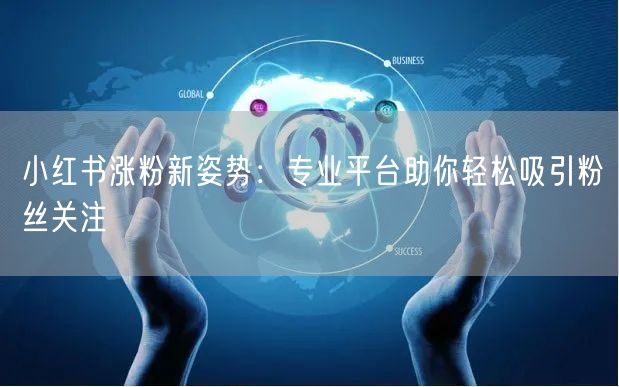 小红书涨粉新姿势：专业平台助你轻松吸引粉丝关注