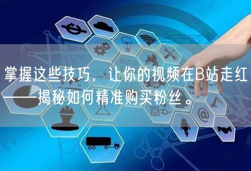 掌握这些技巧，让你的视频在B站走红——揭秘如何精准购买粉丝。