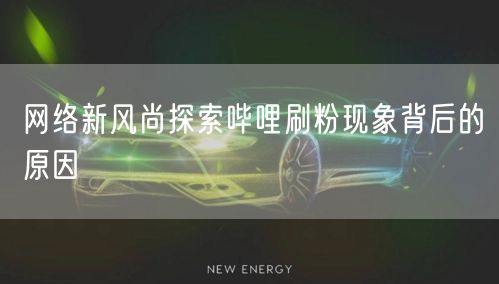 网络新风尚探索哔哩刷粉现象背后的原因