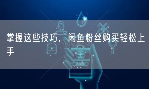 掌握这些技巧，闲鱼粉丝购买轻松上手