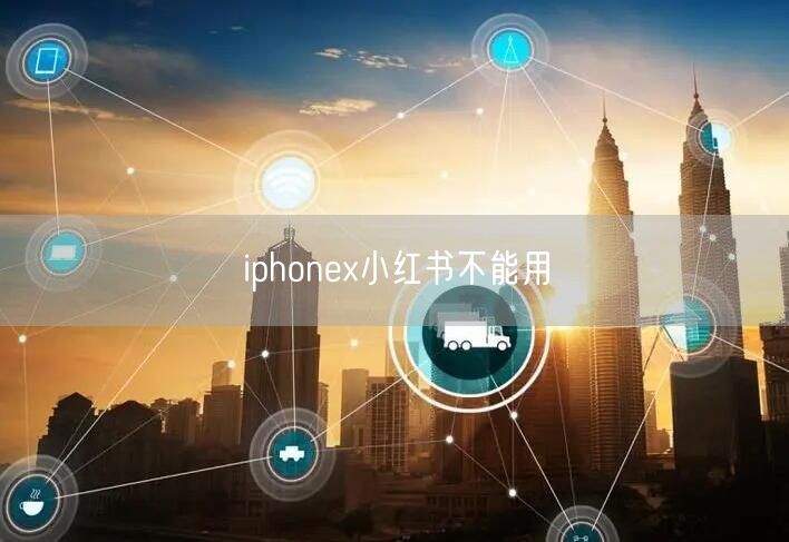 iphonex小红书不能用